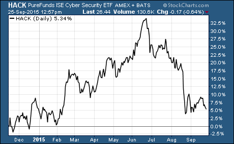 Volatile Cyber Security Stocks